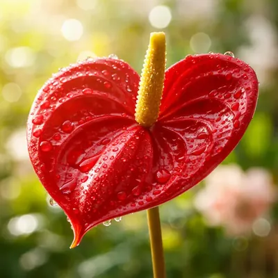 Anthurium (flamingoblomma) - klassisk