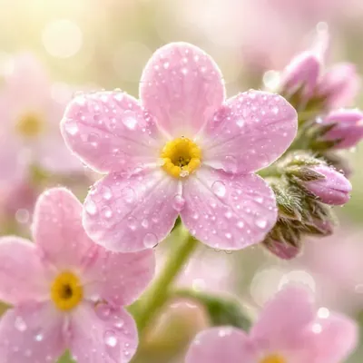 Förgätmigej - rosa