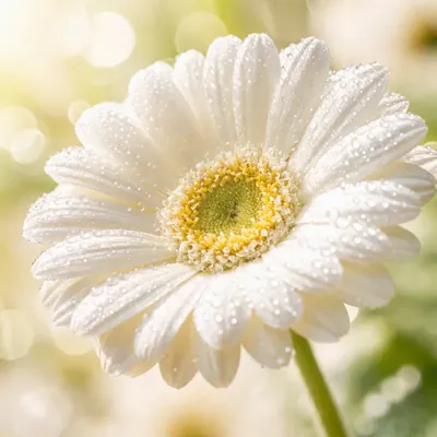 Gerbera - vit