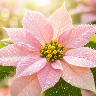 Julstjärna - rosa