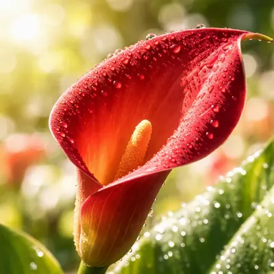 Kalla (calla) - röd