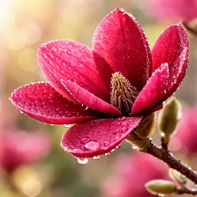 Magnolia - röd