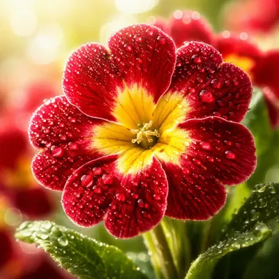 Primula - röd