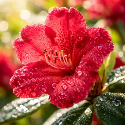 Rhododendron - röd