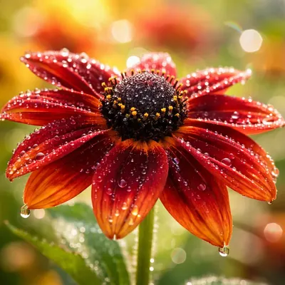 Rudbeckia - röd