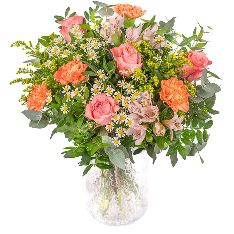 Vacker bukett blommor till Mors dag