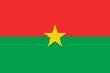 Burkina Fasos flagga